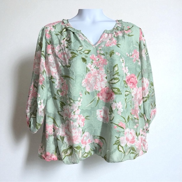 Blossom 2pcs Cropped Tee and Ruffle High Waist Skort Set